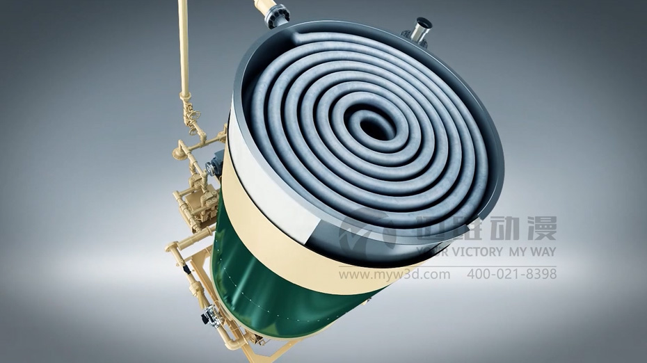 蒸汽鍋爐三維動畫 蒸汽鍋爐三維動畫