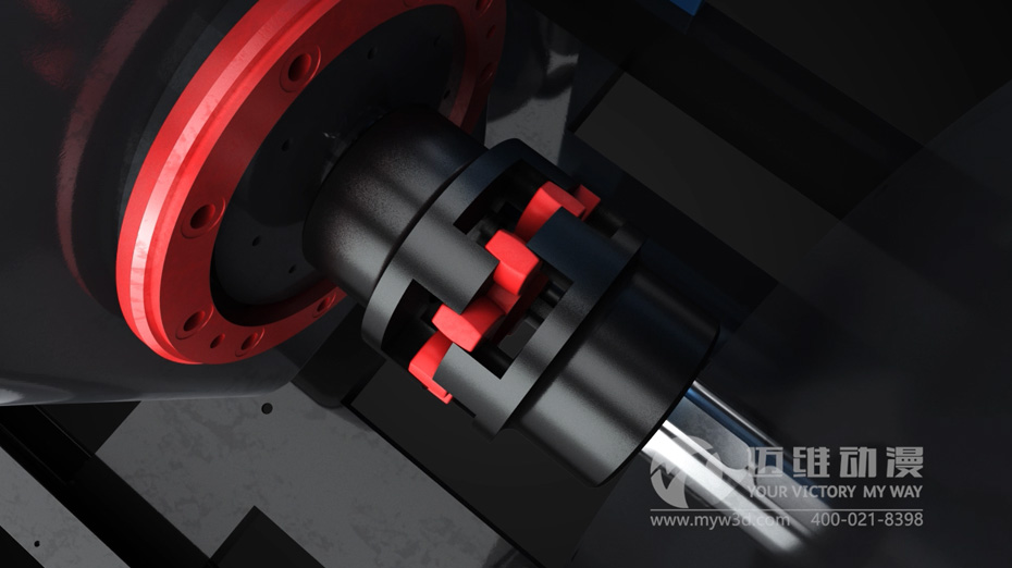 雙螺桿壓縮機(jī)三維動畫