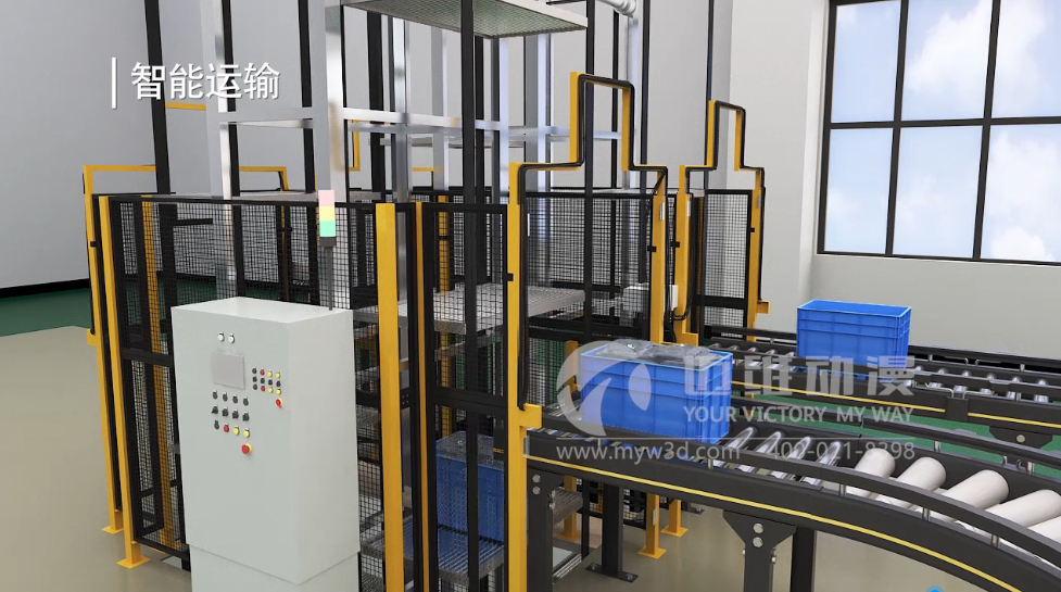 產(chǎn)線智能倉儲生產(chǎn)工藝三維動畫 產(chǎn)線智能倉儲生產(chǎn)工藝三維動畫