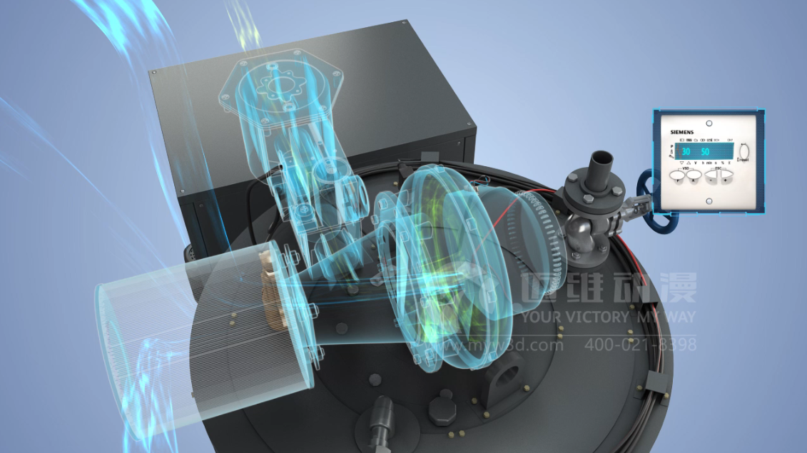 蒸汽鍋爐產(chǎn)品演示三維動畫 蒸汽鍋爐產(chǎn)品演示三維動畫