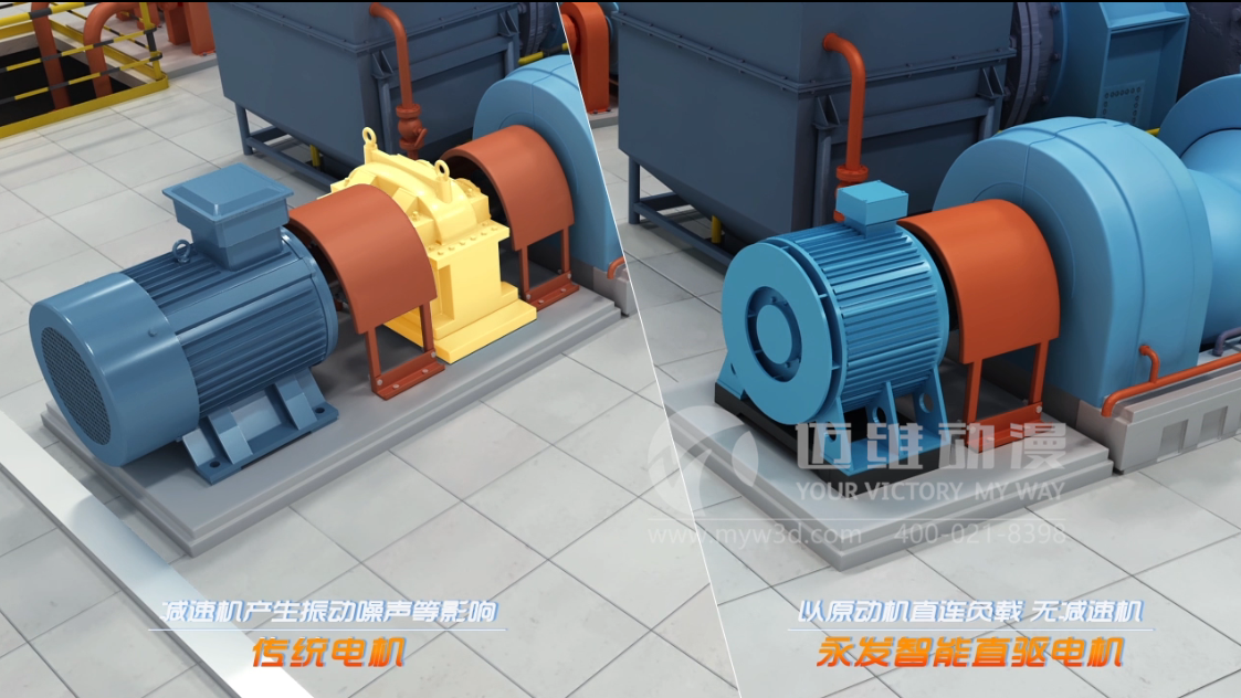 智能永磁電機(jī)產(chǎn)品演示三維動畫 智能永磁電機(jī)產(chǎn)品演示三維動畫