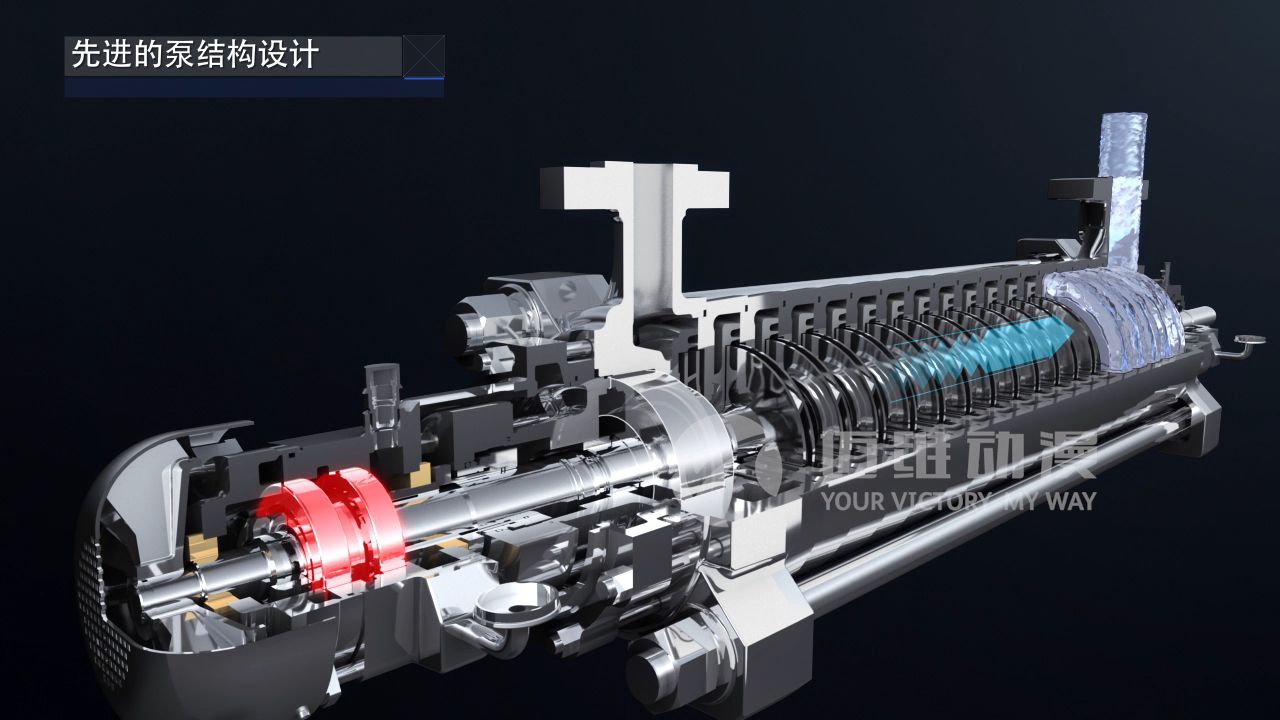 多級離心泵產(chǎn)品三維演示動(dòng)畫(圖1)