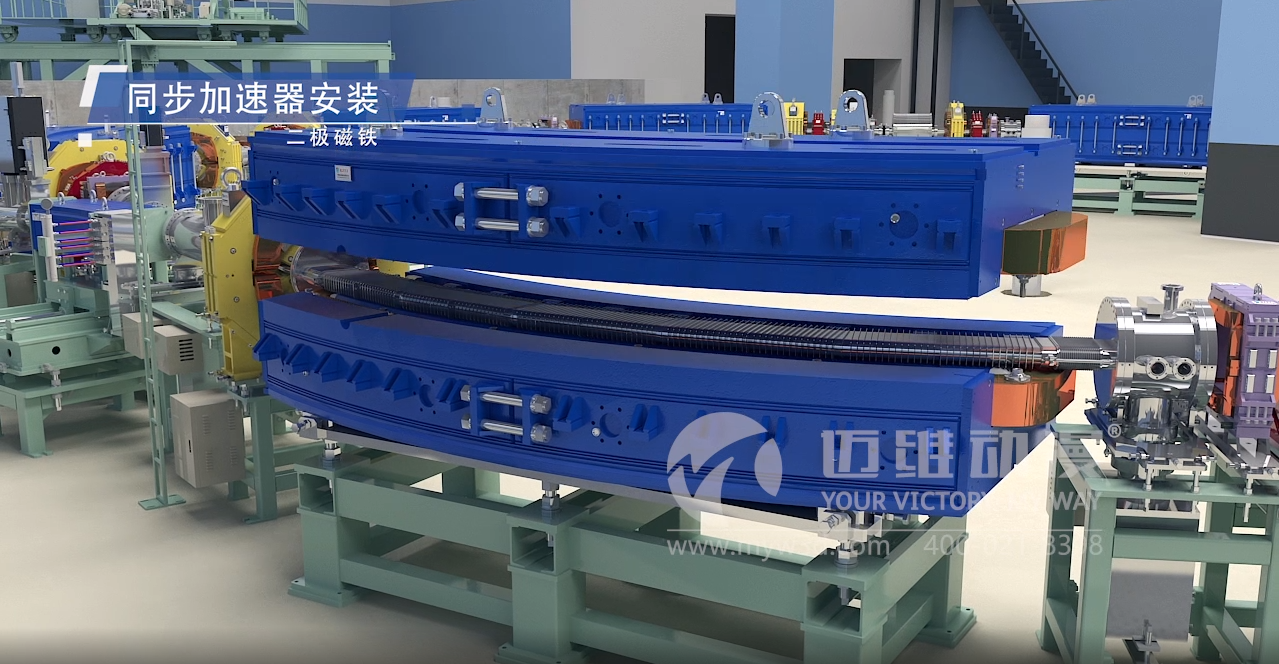 重離子生產(chǎn)線安裝三維動(dòng)畫(huà)演示(圖1)