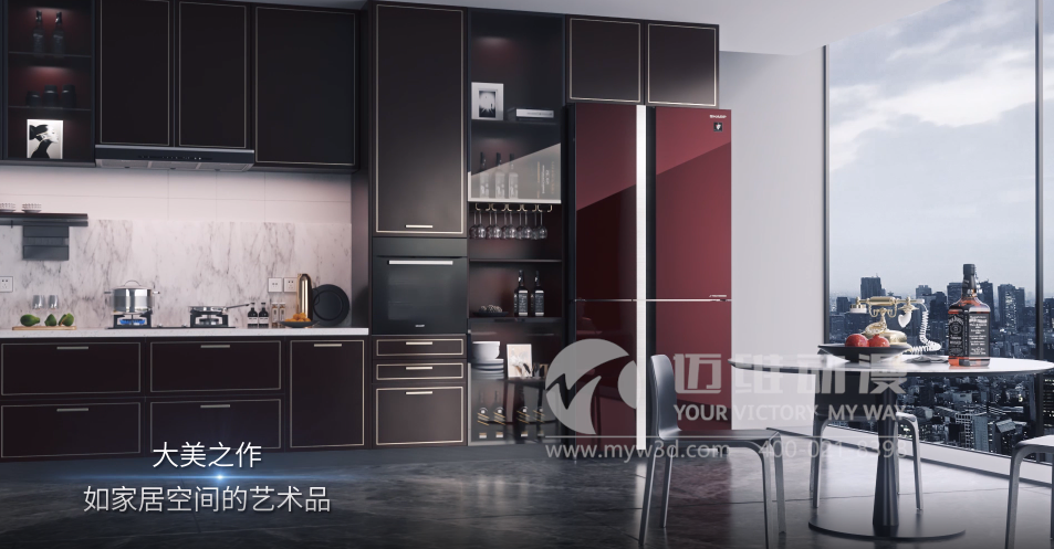 夏普冰箱產(chǎn)品動(dòng)畫(huà)(圖1) 夏普冰箱產(chǎn)品動(dòng)畫(huà)(圖1)