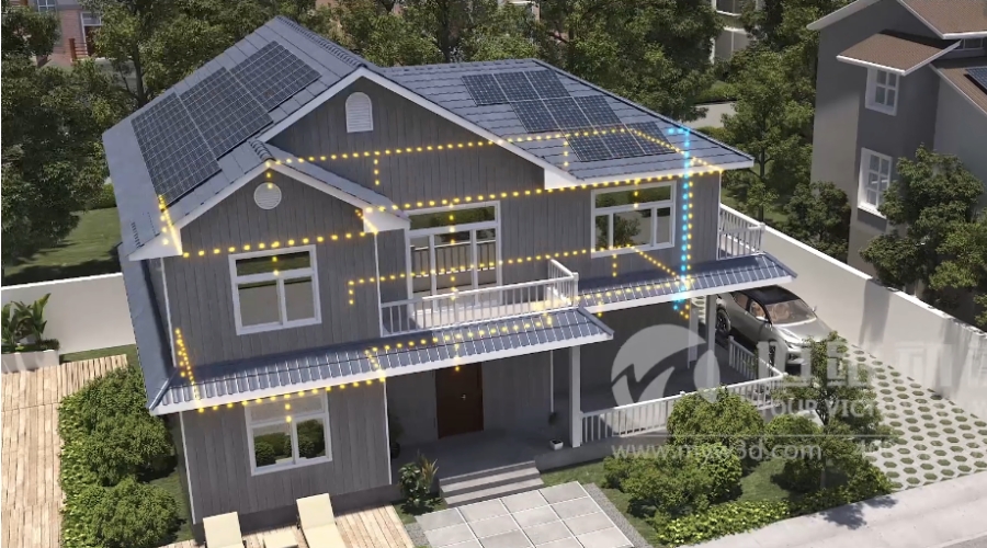 三維動(dòng)畫(huà)在光伏和儲(chǔ)能行業(yè)中能給企業(yè)發(fā)展帶來(lái)哪些助力呢？(圖1)