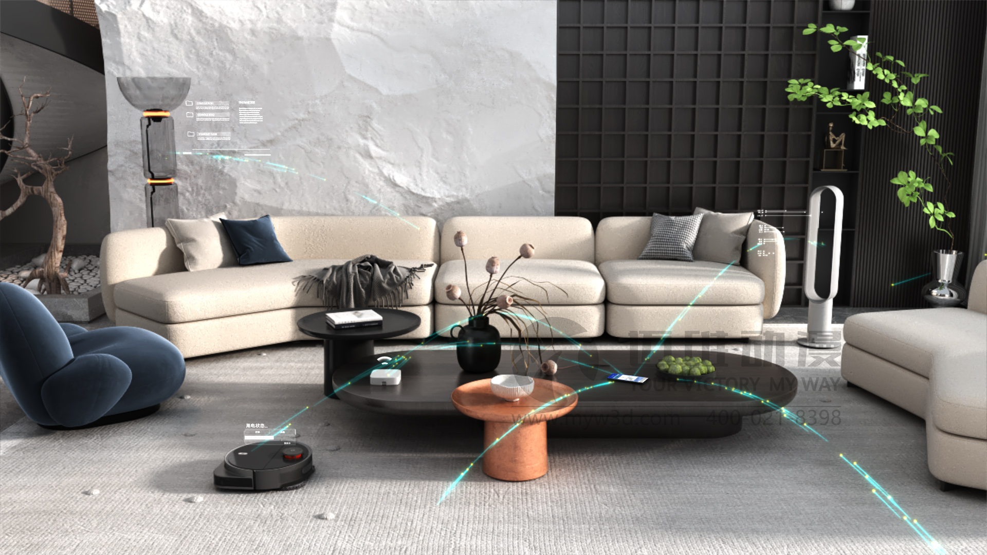 戶用儲能三維動畫展示(圖3) 戶用儲能三維動畫展示(圖3)