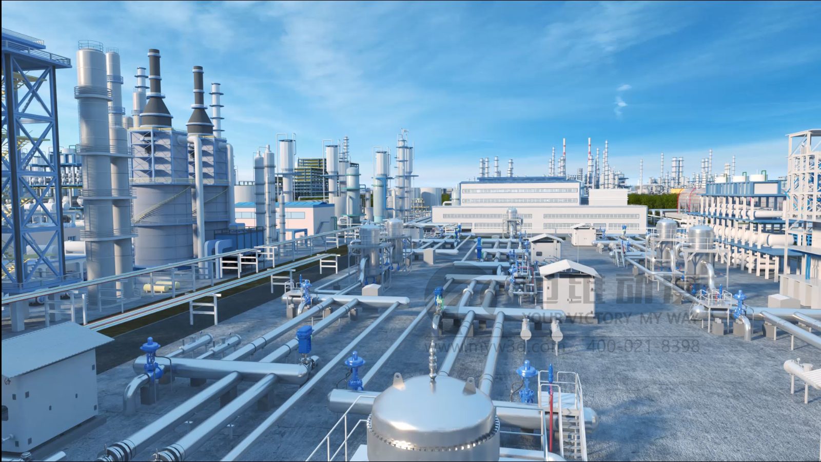 三維動畫在化工行業(yè)的應(yīng)用場景及優(yōu)勢體現(xiàn)！(圖2)