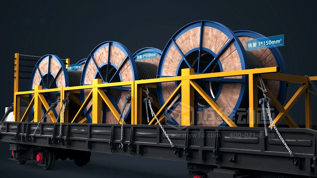 地鐵軌道線纜鋪設(shè)施工三維動畫展示(圖2) 地鐵軌道線纜鋪設(shè)施工三維動畫展示(圖2)