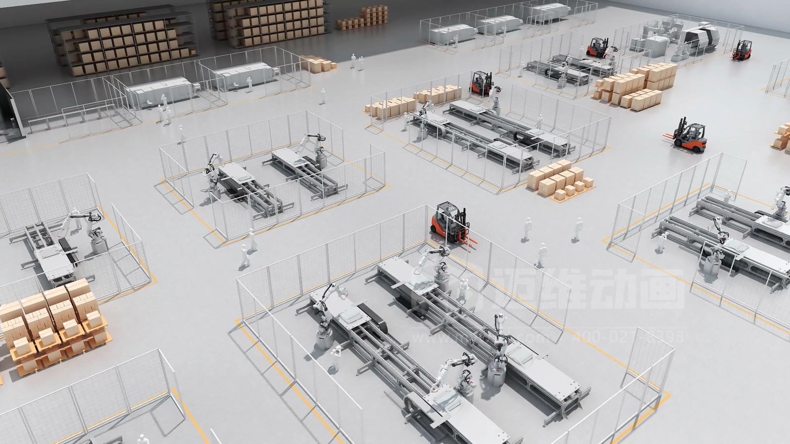 智慧工廠3D動(dòng)畫展示(圖1)