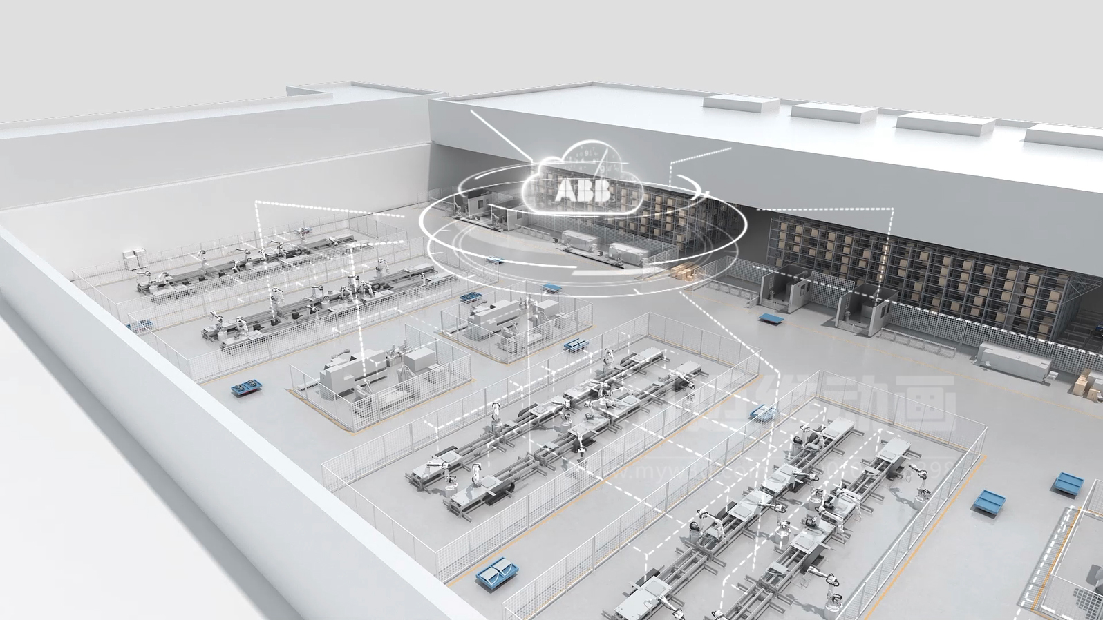 智慧工廠3D動(dòng)畫展示(圖3)