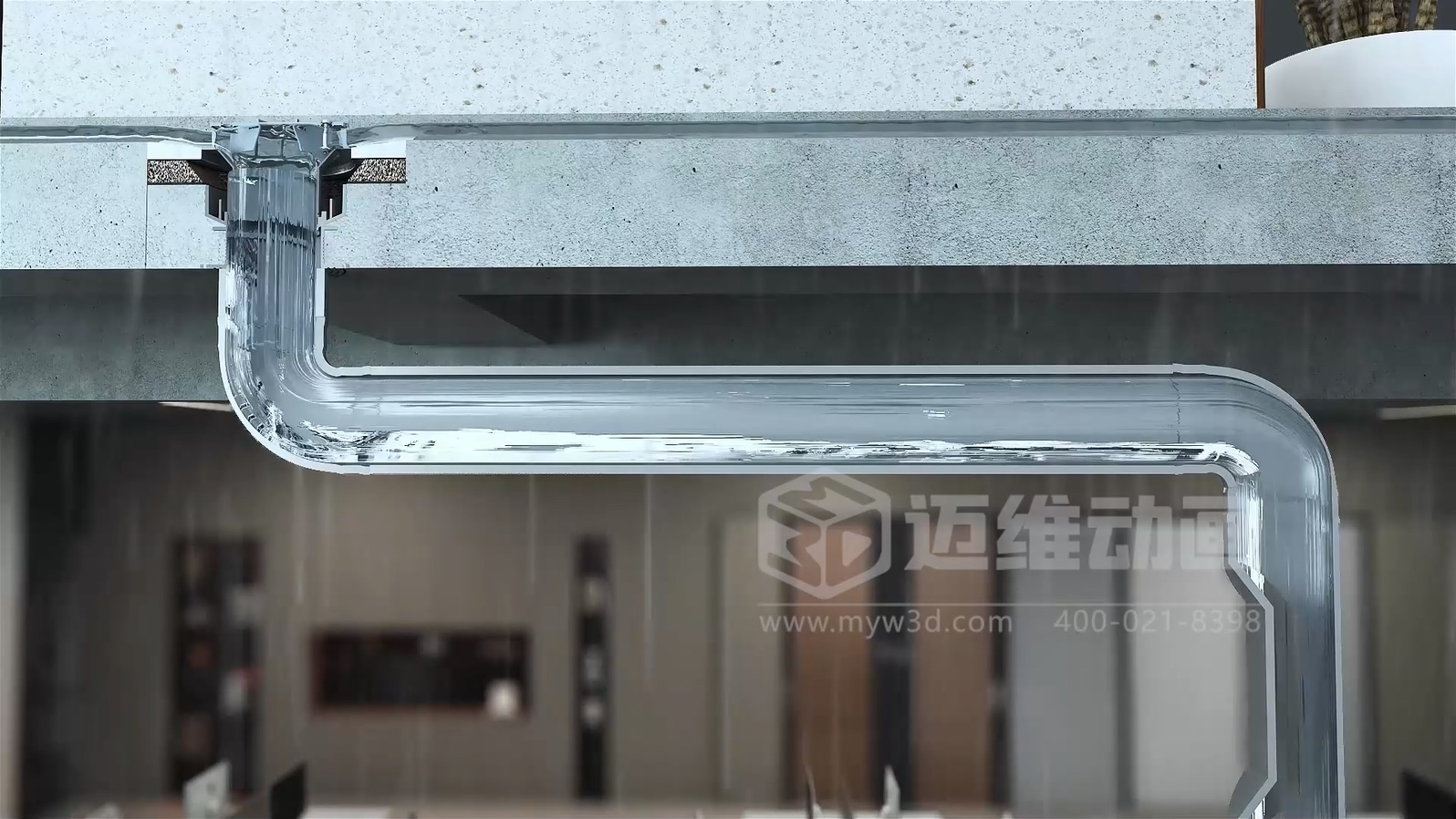 傳統(tǒng)營銷已 Out！三維動畫助力虹吸雨水管道系統(tǒng)強勢出圈，秒變吸睛爆款(圖4)