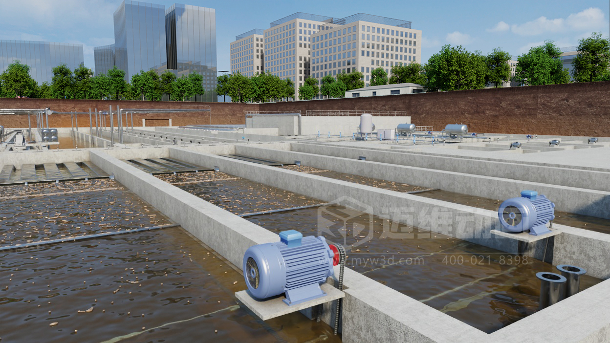必看！3D動畫揭秘“光伏 + 水務(wù)”污水廠節(jié)能原理(圖1)