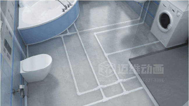 三維動畫如何重塑管道行業(yè)營銷格局？深度解析家裝管材3D可視化傳播利器(圖6)