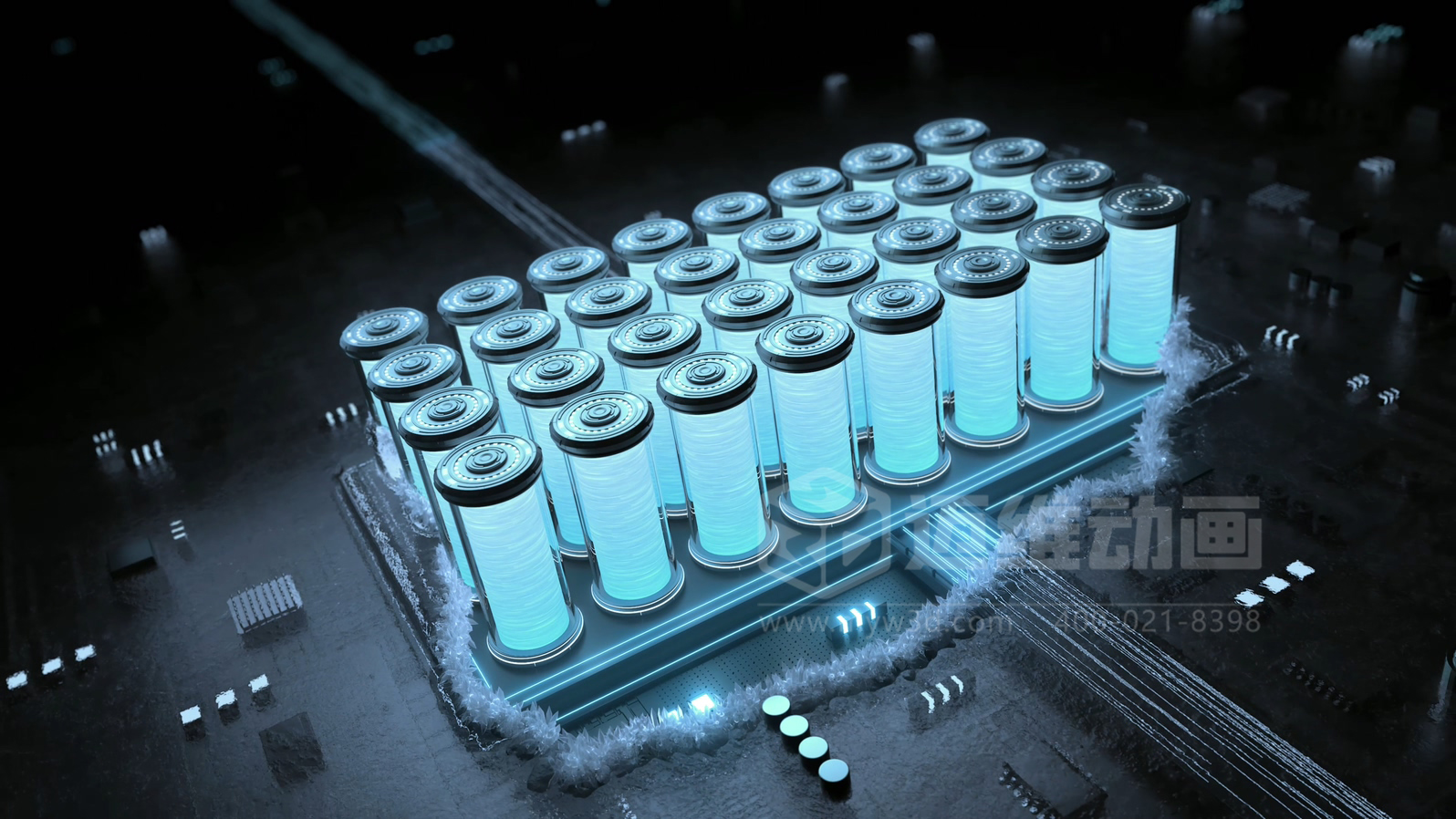 光伏儲能還能這樣「看」？三維動畫鏡頭下的儲能電池簇充放電過程(圖17)