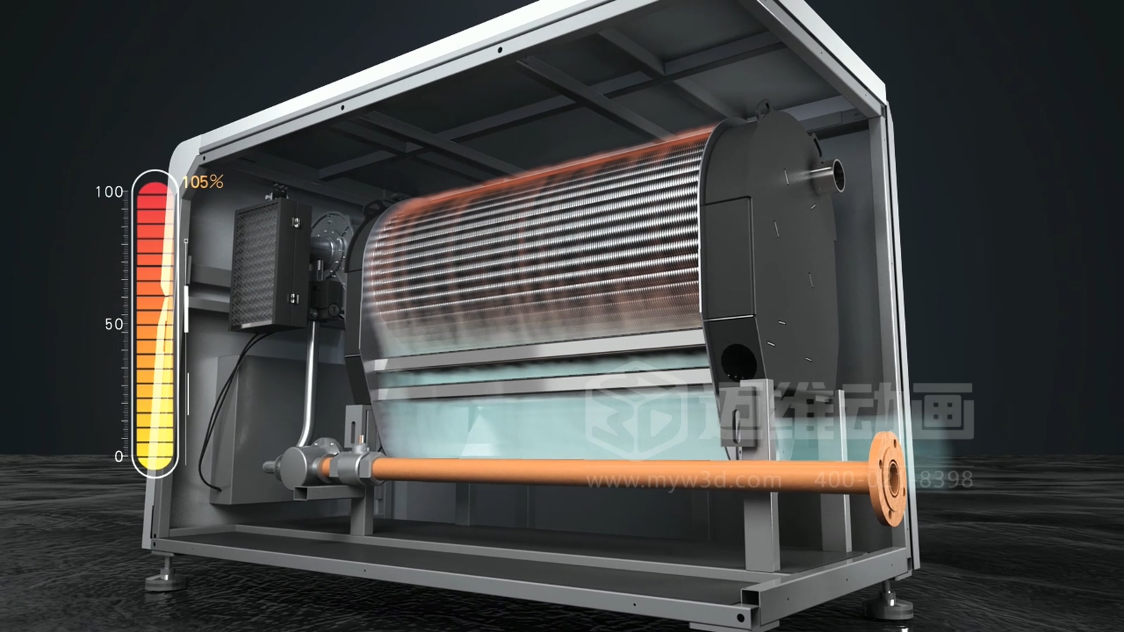 打破傳統(tǒng)展示壁壘！三維動畫「拆解」鍋爐，低成本實(shí)現(xiàn)高成果演示(圖7)