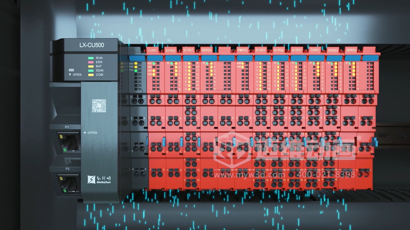 工業(yè)自動化 3D 動畫如何精準呈現(xiàn)？邁維動畫為可編程邏輯控制器打造爆款產(chǎn)品動畫宣傳片(圖2)