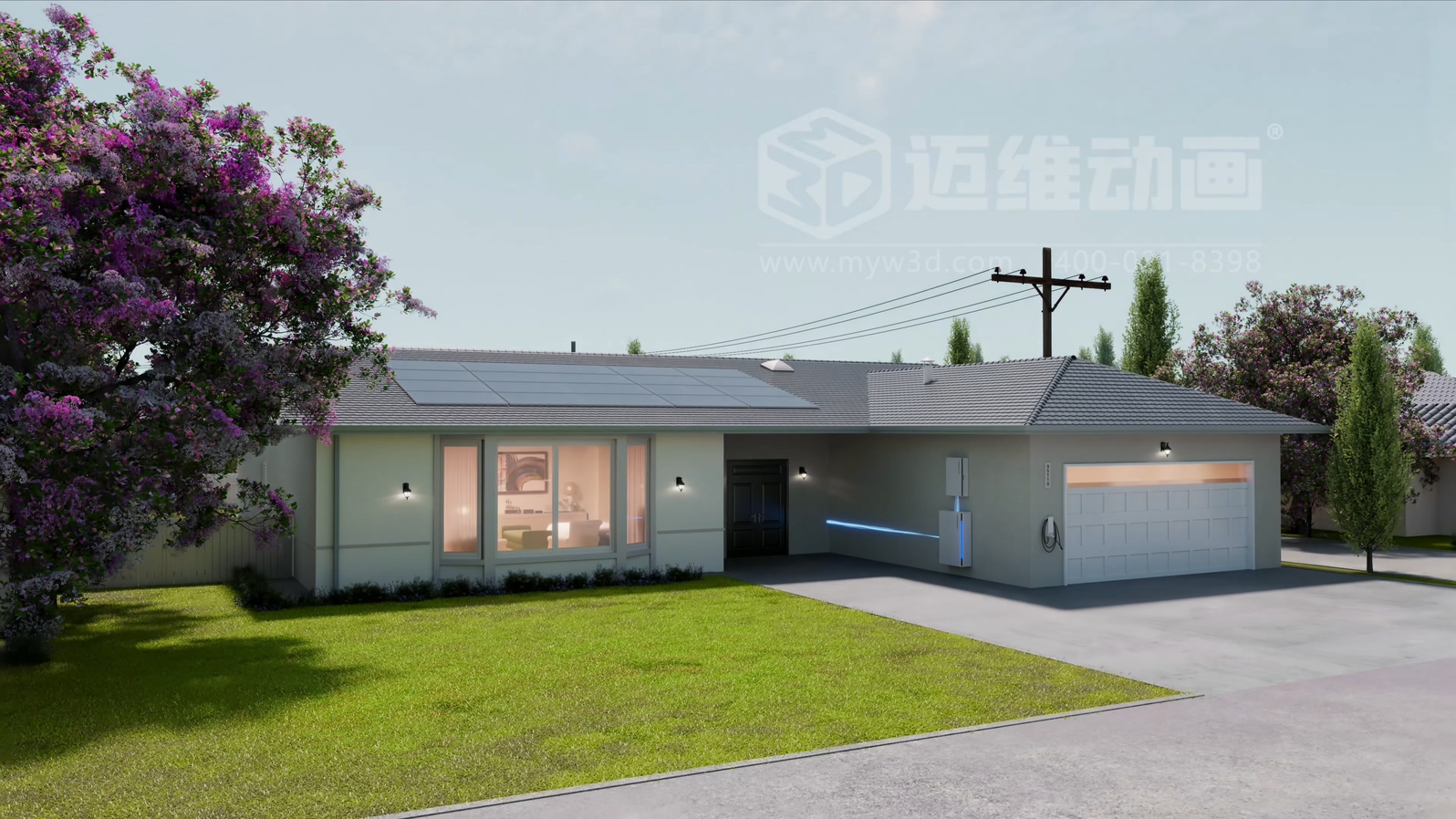 戶用儲能三維動畫(圖1) 戶用儲能三維動畫(圖1)