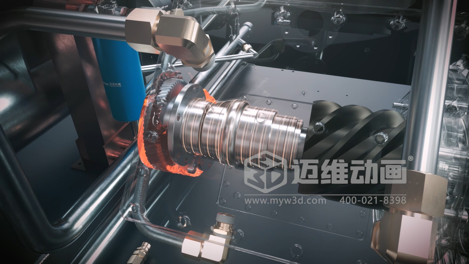 看案例說話：某頭部空壓機(jī)品牌用三維動(dòng)畫，拿下千萬(wàn)訂單的秘密！(圖8)