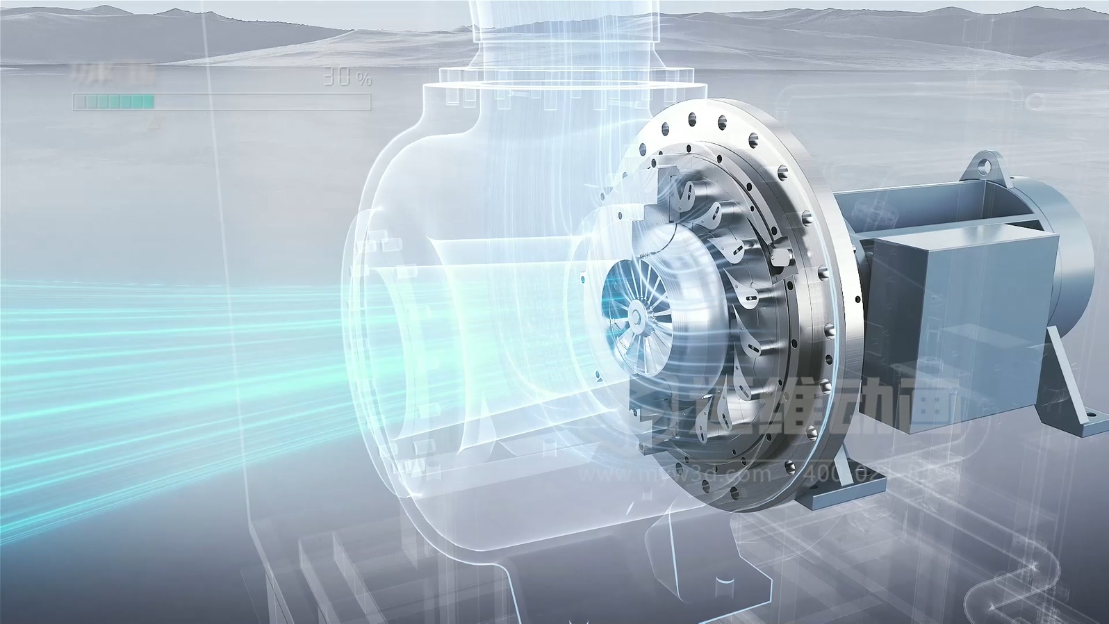 鋼鐵齒輪的能量密碼：3D 動(dòng)畫解鎖透平膨脹機(jī)工作原理的視覺密鑰！(圖4)