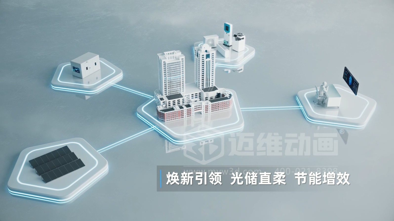 光儲直柔系統(tǒng) 3D 動畫展示(圖8)