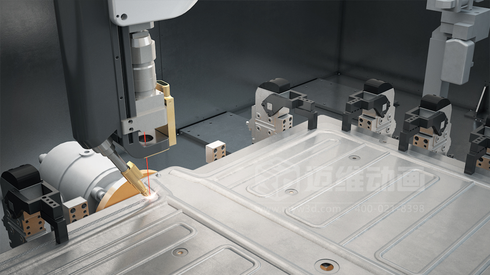 別再空想智慧工廠！工業(yè)自動化三維動畫帶您看透每一個運轉(zhuǎn)細節(jié)(圖3)