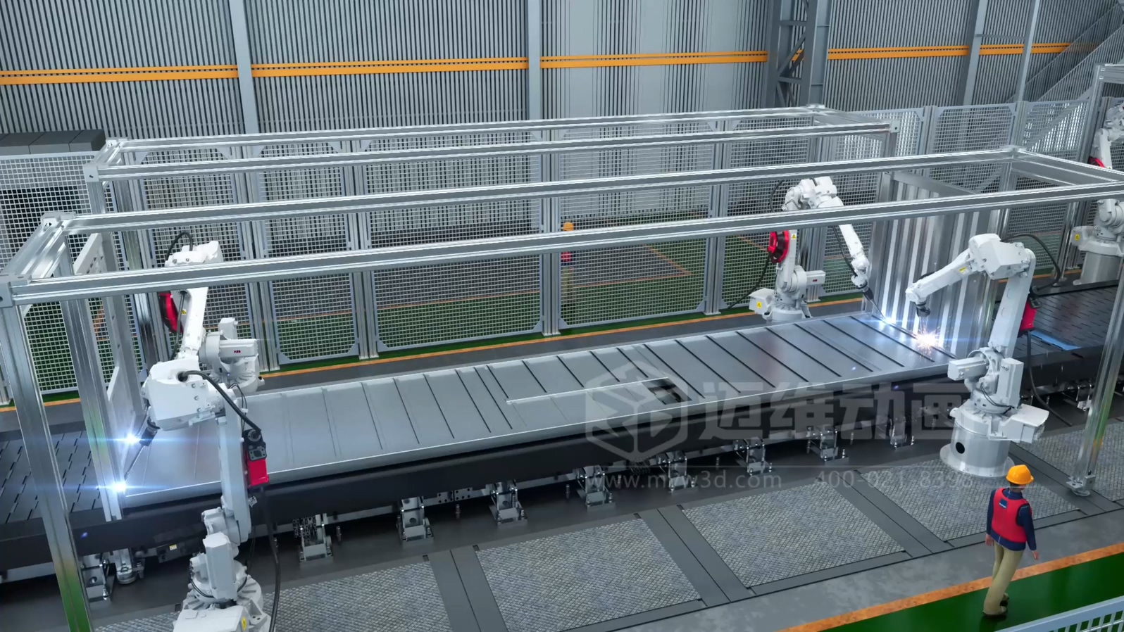 別再空想智慧工廠！工業(yè)自動化三維動畫帶您看透每一個運轉(zhuǎn)細節(jié)(圖4)