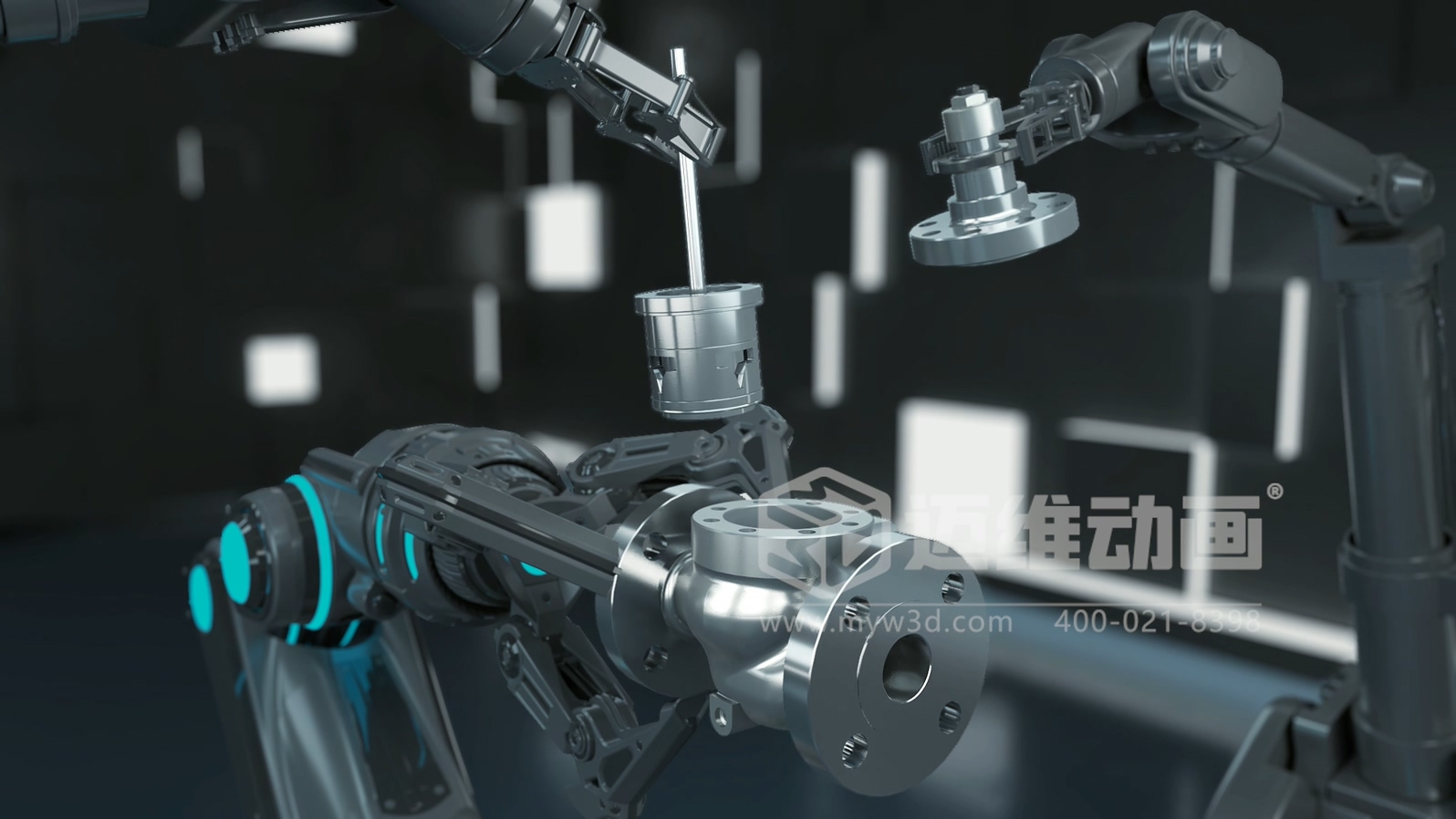 閥門工作原理太復雜？三維動畫動態(tài)演示讓客戶一看就懂！(圖3)