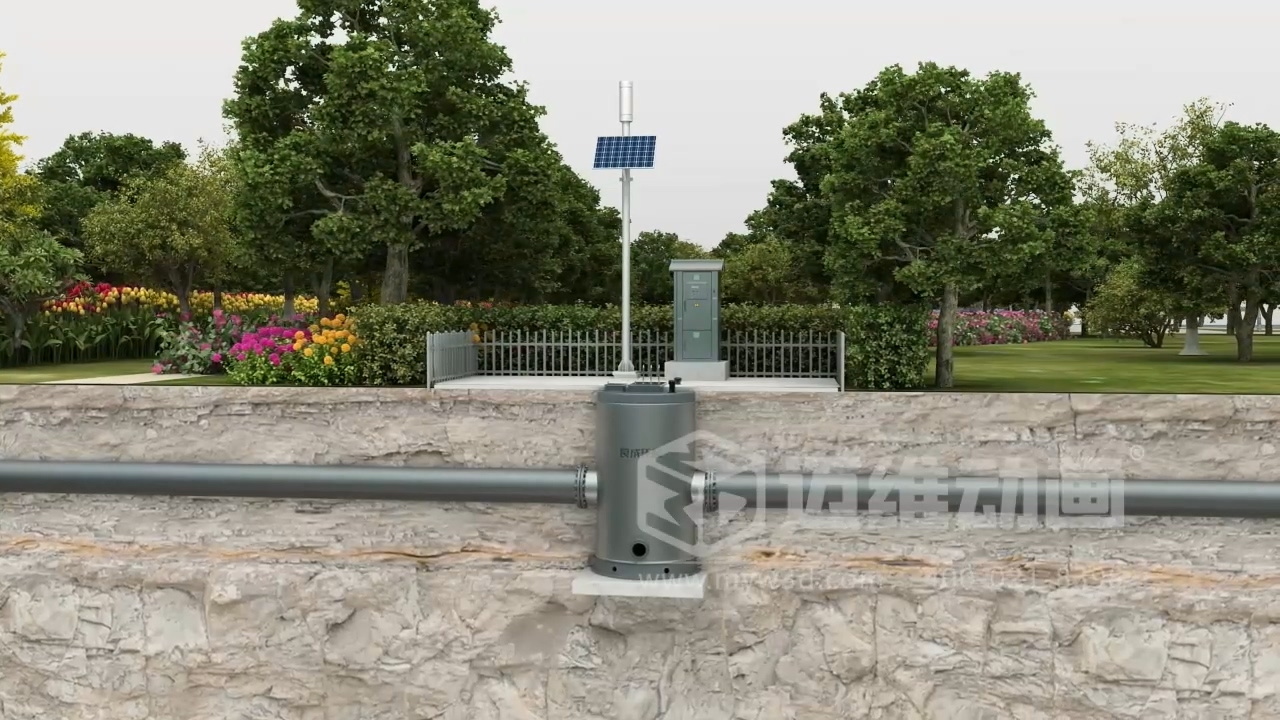 環(huán)保項(xiàng)目競標(biāo)突圍關(guān)鍵：三維動畫直觀解析一體化智能截污井 “截污、分流、監(jiān)測” 全流程原理(圖1)