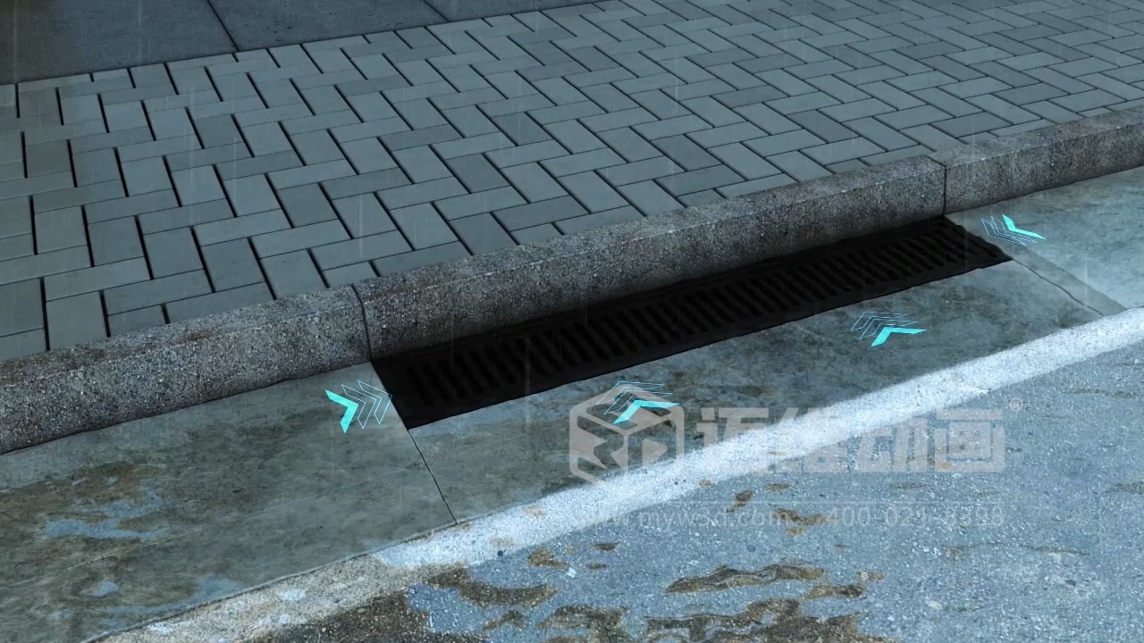 環(huán)保項(xiàng)目競標(biāo)突圍關(guān)鍵：三維動畫直觀解析一體化智能截污井 “截污、分流、監(jiān)測” 全流程原理(圖2)