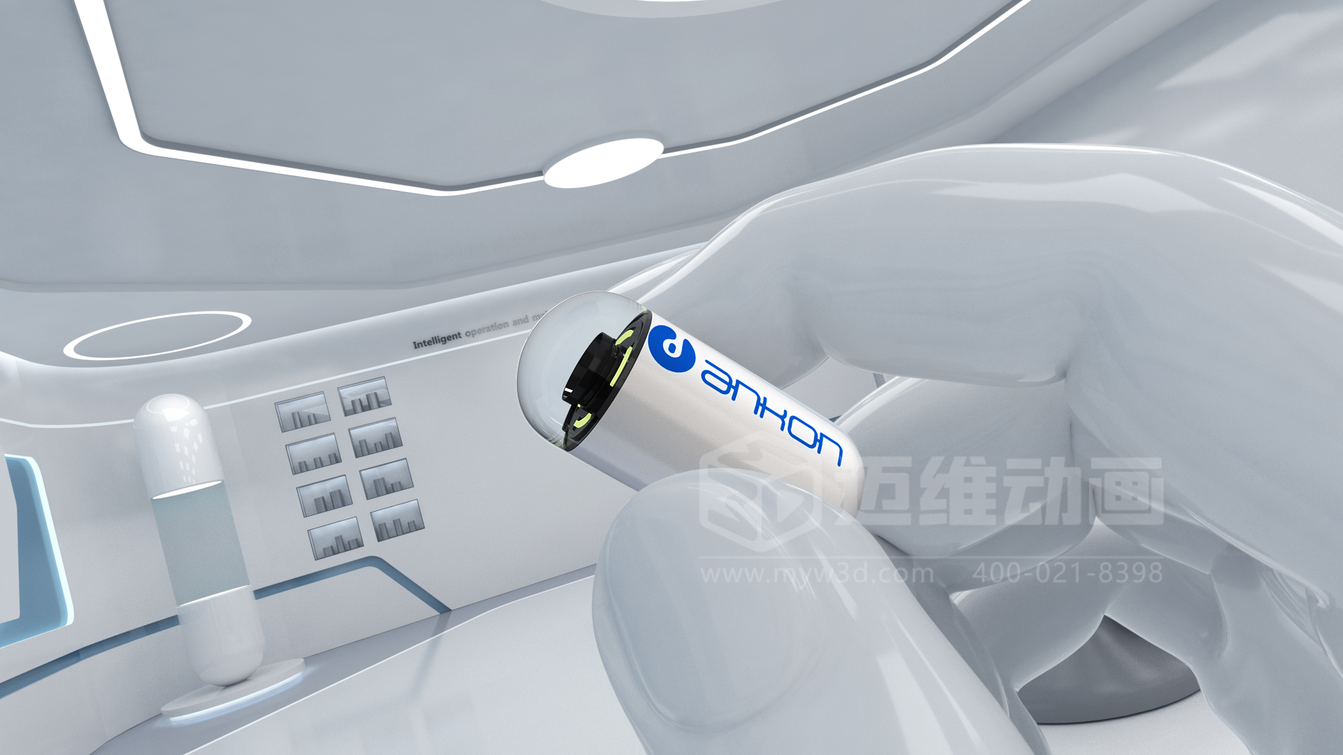 磁控膠囊機器人三維動畫(圖2)