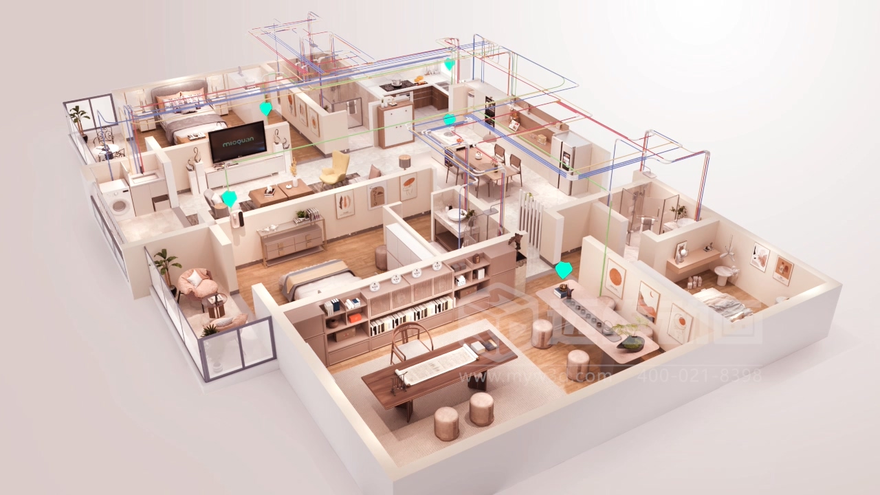 微觀鏡頭 + 宏觀場景！管道建材三維動畫：材質(zhì)、工藝、場景適配一站看懂！(圖5)