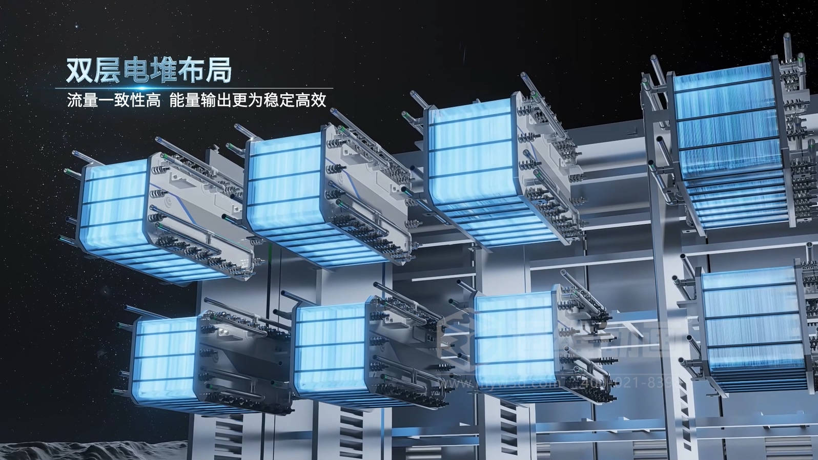 全釩液流儲能系統(tǒng)可視化方案:儲能產品三維動畫助力企業(yè)精準傳遞技術價值(圖2) 全釩液流儲能系統(tǒng)可視化方案:儲能產品三維動畫助力企業(yè)精準傳遞技術價值(圖2)