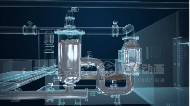 藏在鋼鐵殼里的工業(yè)美學(xué)：三維動(dòng)畫解鎖粉體\流體輸送機(jī)械的動(dòng)態(tài)魅力(圖13)
