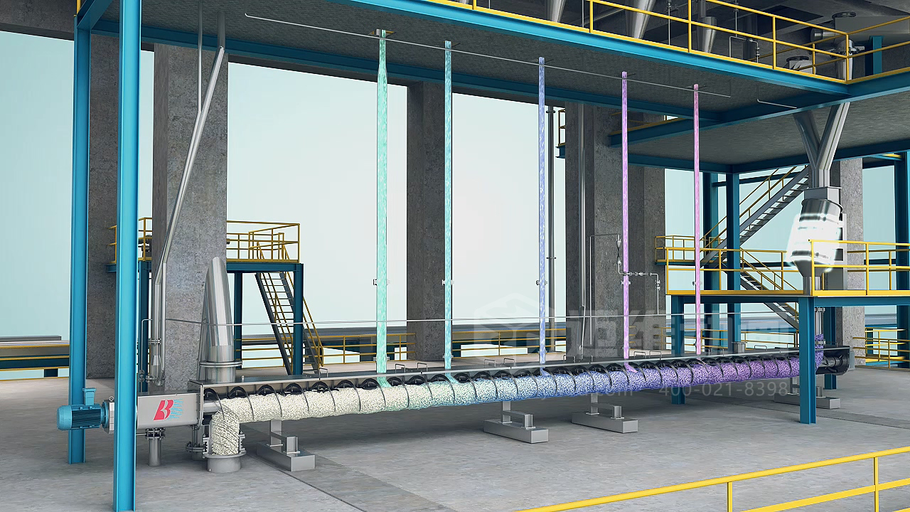 粉粒體物料處理系統(tǒng)三維動(dòng)畫(圖3)