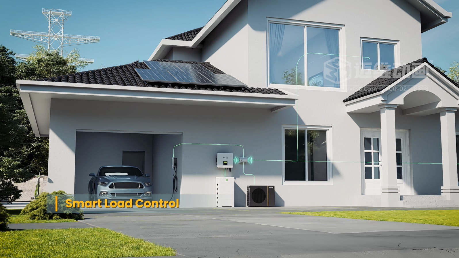 智慧光儲系統(tǒng)逆變器三維動畫(圖1)