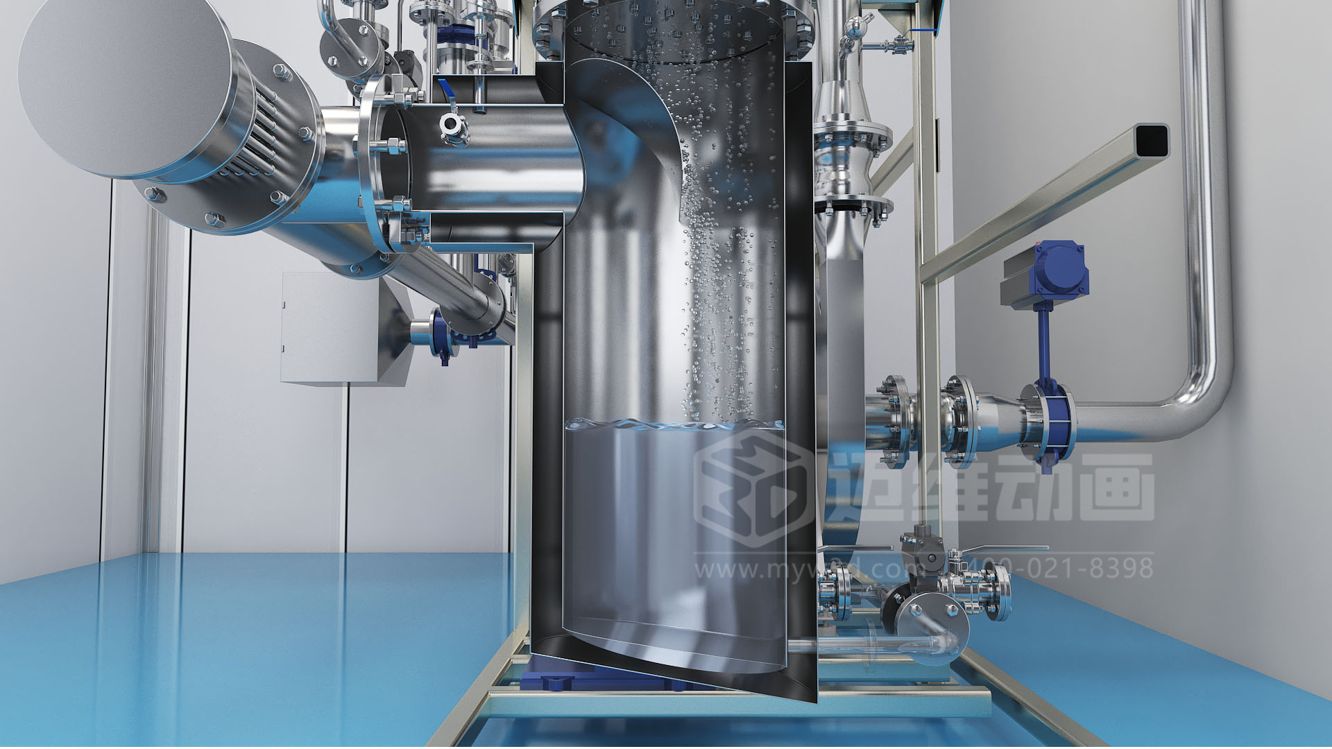 制藥機械企業(yè)推廣新思路：用三維動畫講清生產(chǎn)工藝，工業(yè)自動化生產(chǎn)線自帶傳播力(圖7)