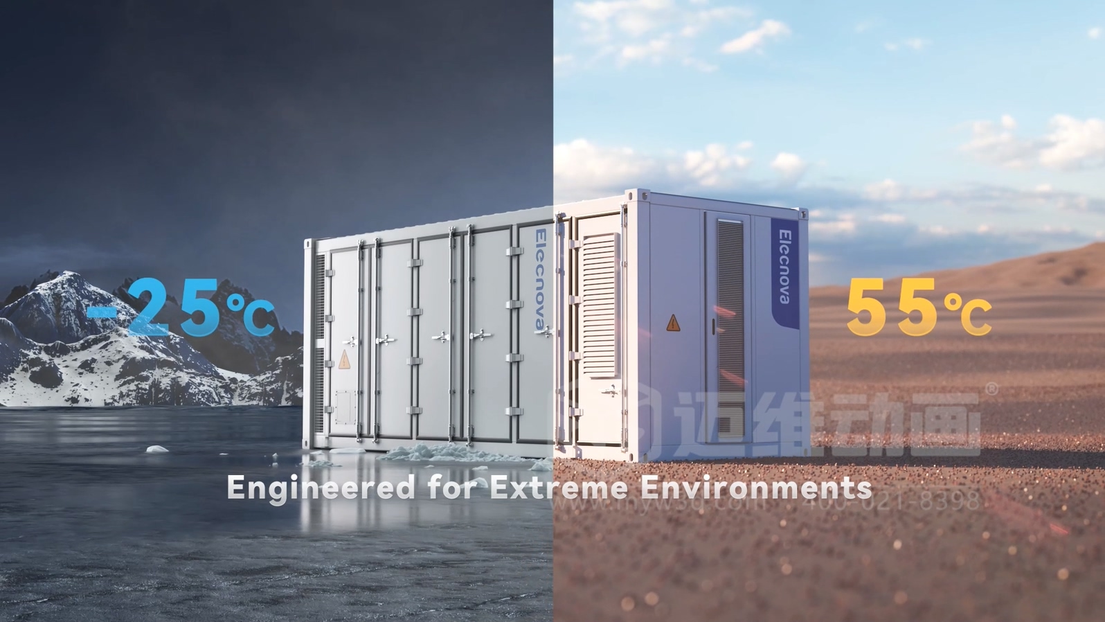一體式液冷儲能集裝箱三維動畫(圖4)