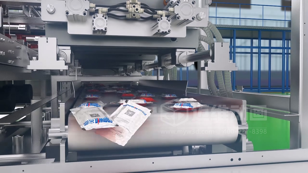 小魚干包裝自動化生產(chǎn)線三維動畫展示行業(yè)解決方案(圖9) 小魚干包裝自動化生產(chǎn)線三維動畫展示行業(yè)解決方案(圖9)