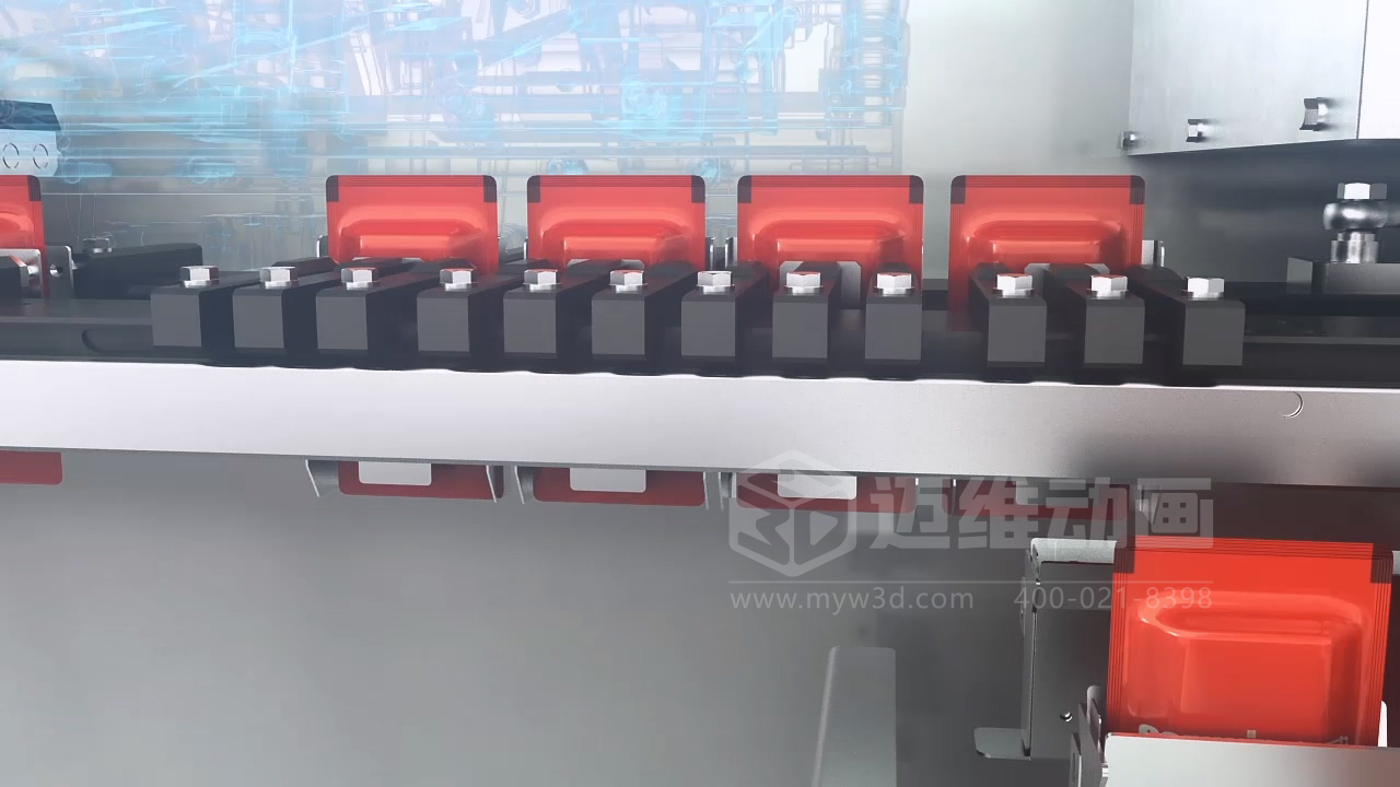 豆干包裝自動化生產(chǎn)線三維動畫展示(圖11) 豆干包裝自動化生產(chǎn)線三維動畫展示(圖11)