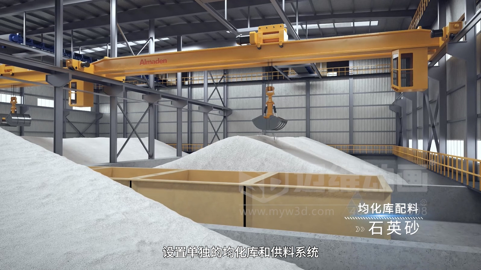 光伏玻璃生產(chǎn)線動(dòng)畫(huà)：把1600℃的核心工藝，“燒”給客戶(hù)看(圖5)