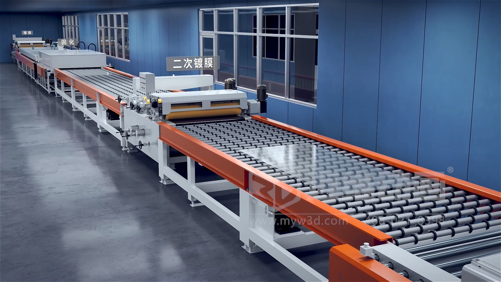 光伏玻璃生產(chǎn)線動(dòng)畫(huà)：把1600℃的核心工藝，“燒”給客戶(hù)看(圖9)